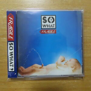 4988002334469;【CD】SO WHAT? / FRAGILE　VICL-770