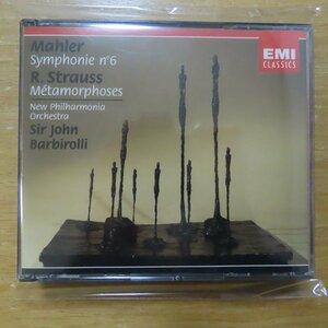 077776781624;【2CD】Barbirolli / R.STRAUSS:METAMORPHOSES/MAHLER:SYMPHONIE No.6(77776781624)