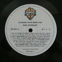 47046639;【Brazil盤/見開き】Rod Stewart / Blondes Have More Fun_画像3