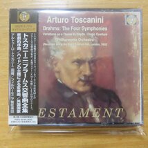 4988005246660;【3CD/TESTAMENT/英盤】トスカニーニ / ブラームス交響曲全集(POCC3014/6)_画像1