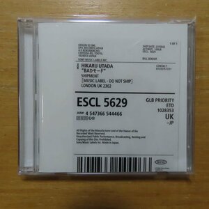 41086651;【CD】宇多田ヒカル / BADモード　ESCL-5629