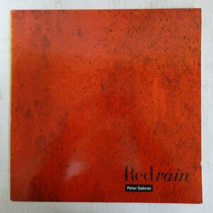 46060206;【UK盤/12inch/45RPM】Peter Gabriel / Red Rain