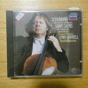 028941001924;【CD/西独盤/蒸着仕様】MARRINER,HARRELL / SCHUMANN, SAINT-SAENS: CELLO CONCERTO(4100192)