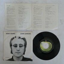 47047684;【国内盤/7inch】John Lennon ジョン・レノン / Mind Games マインド・ゲームス_画像2