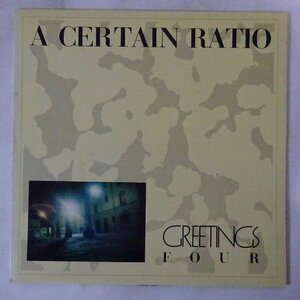 14028903;【Italy盤/12inch/Leftfield, Jazzdance】A Certain Ratio / Greetings Four