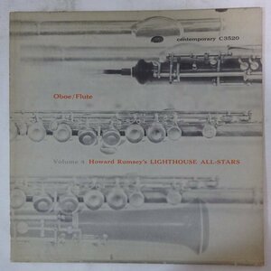 14029200;【USオリジナル/LIGHTHOUSE/裏2色/MONO/深溝】Howard Rumsey's Lighthouse All-Stars / Volume 4, Oboe/Flute