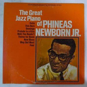 14029182;【USオリジナル/CONTEMPORARY/艶黒ラベル/深溝】Phineas Newborn Jr. / The Great Jazz Piano Of Phineas Newborn Jr.