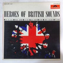 10020026;【国内盤/日本グラモフォン/プロモ白ラベル】Bee Gees, Procol Harum, The Who, Jimi Hendrix, Cream / Heroes Of British Sounds_画像1