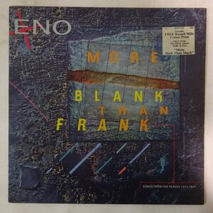 10020331;【UK盤/ハイプステッカー】Eno / More Blank Than Frank