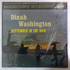 14028176;【US盤/Mercury/赤ラベル/深溝/シュリンク付】Dinah Washington / September In The Rain