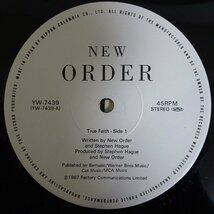 10019247;【国内盤/12inch】New Order / True Faith_画像3