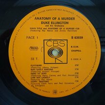 14028958;【France盤/CBS/コーティング】Duke Ellington And His Orchestra / Anatomy Of A Murder (Soundtrack)_画像3