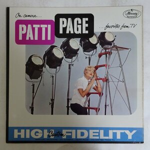14028459;【US盤/Mercury/黒ラベル/深溝/MONO/コーティング】Patti Page / On Camera…Patti Page…Favorites From TV