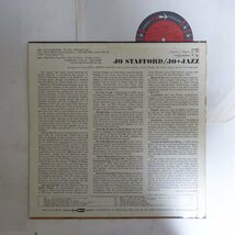 14027476;【US盤/COLUMBIA/6EYE/深溝/マト1A1C】Jo Stafford / Jo + Jazz_画像2