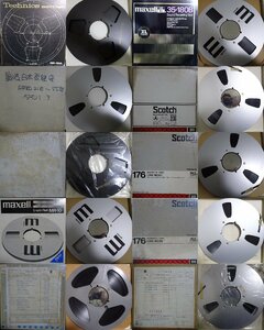 15005673;【ALLリールテープ!ほぼメタル!】オープンリール 10号 10本1箱セット/SCOTCH,TECHNICS,MAXELL 6