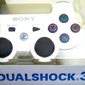 【新品未開封】SONY デュアルショック コントローラー PS3 DUALSHOCK3 WIRELESS CONTROLLER クラッシックホワイト CECHZC2Jの画像6