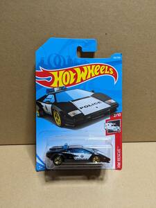 Hot Wheels ホットウィール LAMBORGHINI COUNTACH POLICE CAR ランボルギーニ カウンタック ポリスカー