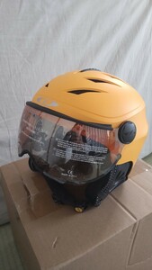CP CAMURINO バイザー付きスキーヘルメット キッズ、ジュニア用(53～56cm)