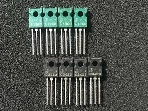 TOSHIBA звук для транзистор 2SA1360-Y 4 шт / 2SC3423-Y 4 шт не использовался каждый 4 шт итого 8 шт 1 комплект 