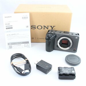 #4191 ソニー APS-C Super35mm レンズ交換式 Cinema Line カメラ プロフェッショナルカムコーダー 動画 FX30 ボディ ILME-FX30B