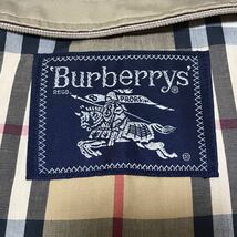 大人気定番デザイン！ BURBERRYS バーバリー ベージュ ステンカラーコート ノバチェック ロングコート メンズ アウター M〜L_画像8