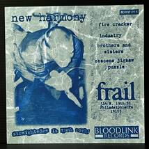 Frail / New Harmony (7 inch) ■Used■ Emo エモいレコード_画像2