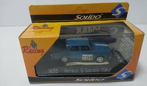  unused Solido SOLiDO Renault 8 Gordini 1967 minicar blue blue RENAULT 8 GORDINI