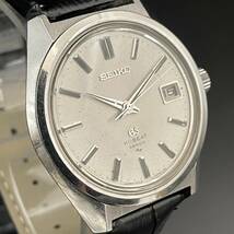 ☆名品☆グランドセイコー/Grand Seiko/4522-8000/デイト/手巻き/35㎜/メンズ腕時計/ハイビート/36000/シルバー/純正/国産/シンプル_画像3