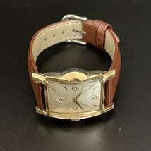 【1円スタート】ブローバ/Bulova/スクエア/10BM/1950’s/アンティーク/手巻/ゴールドケース/メンズ腕時計/男女兼用/動作良好/純正/スモセコ_画像6