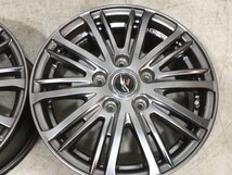 傷少なめ！ FANG 15x6J オフセット+53 5H PCD 114.3 ハブ径72ｍｍ アルミホイール 4本_画像2