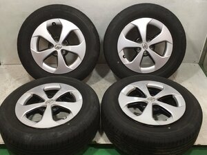 ７分山 ブリヂストン ネクストリー 195/65R15 91S 2022年 プリウス30純正 後期 15x6J +45 5H 100 ハブ径54ｍｍ 4本 ノーマルタイヤ