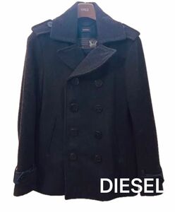 お値下げ！美品！ディーゼル DIESEL Ｐコート ブラック XSサイズ