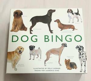 【美品】ビンゴゲーム DOG BINGO 犬 カードゲーム パズル 神経衰弱 知育玩具 英語教育 テリア ビーグル ダックス パグ レトリーバー コリー