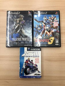 【ジャンク】PS2・ゲームキューブソフト ウルトラマンファイティングエヴォリューション3/エクストリーム63/ヴァルキリープロファイル2