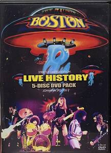 5枚組ブートDVD　Boston / Live History JPD-705