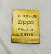 【未使用・レア】ZIPPO　ライター　SOLID　BRASS　ダブルイヤー　1932-1989　89年製　VINTAGE 年代物　USA製　ソリッド　ブラス　真鍮_画像10