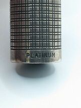 PLATINUM プラチナ 万年筆 STERLING SILVER 92.5 銀製 シルバー ペン先 K18WG P 中字 スターリングシルバー（M6022）_画像4