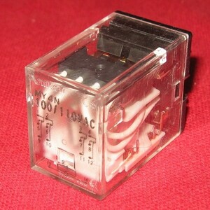 ROM4 OMRON Mini power relay [MY4N]AC100/110V( operation indicating lamp attaching )3A 4 contact NM