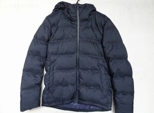 UNIQLO/ユニクロ/311-172992/シームレスダウンジャケット/アウター/撥水/防風/袖口二重フィット/濃紺/ダークネイビー/Mサイズ(1/11R)