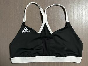 adidas アディダス スポーツブラ 黒 XL LL 2L相当 大きいサイズ トップス ビキニ 水着