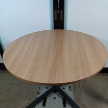 木製天板 丸テーブルφ1050h720 コクヨ　2019年製② ミーティングテーブル_画像2