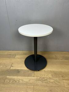 KOKUYO　丸テーブル　CNT-49CPAW　天板ホワイト　サイドテーブル　Φ450　2014年製