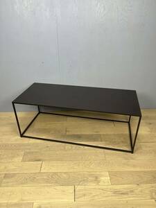  iron table coffee table runner table in dust real W1220×D510 ⑤
