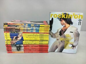 雑誌 rockin'on 1991年-1996年 不揃い 20冊セット ロッキング・オン 洋楽 90年代 2401BQO044