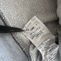 Ralph Lauren ラルフローレン スウェット ジップアップ トラックジャケット グレー スタンドカラー ポニー刺繍 L サイズ相当_画像8