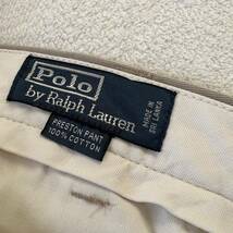 Ralph Lauren ラルフローレン チノパン スラックス ベージュ ポロチノ 36 XL 大きいサイズ コットン パンツ トラウザー _画像4