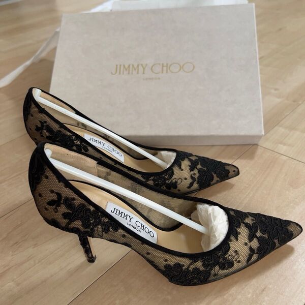 Jimmy Choo LOVE 85 レース パンプス