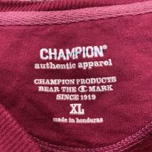 Champion チャンピオン スウェット トレーナー サイズXL レッド 赤 メンズ トップス 最落なし （X13）_画像6