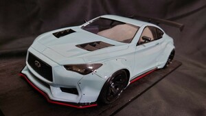 ☆希少☆　1/10 RCボディ　3レーシング　インフィニティ　日産　Q60　スカイライン　新品未使用　完成品　TT01　TT02　　TRF　ドリパケ　