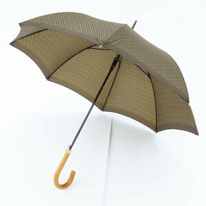 68813★1円スタート★LOUIS VUITTON ルイヴィトン 極美品 アンブレラ 雨具 モノグラム柄 パラプリュイ ジブレ 傘 ポリアミド ブラウン